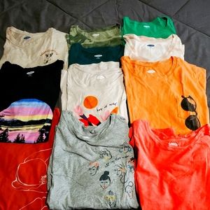 Lot of 11 Old Navy XXL t-shirts